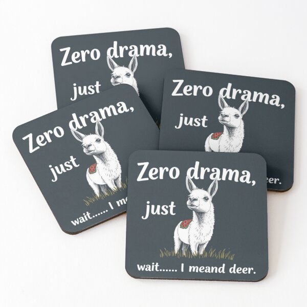 Item preview, Zero drama, just llama—wait… I mean deer designed and sold by SSMC DREAM DESIGN.