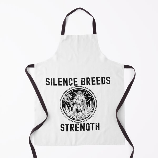 Item preview, Silence Breeds Strength – Minimal Warrior Mindset designed and sold by ValhallaThreads.