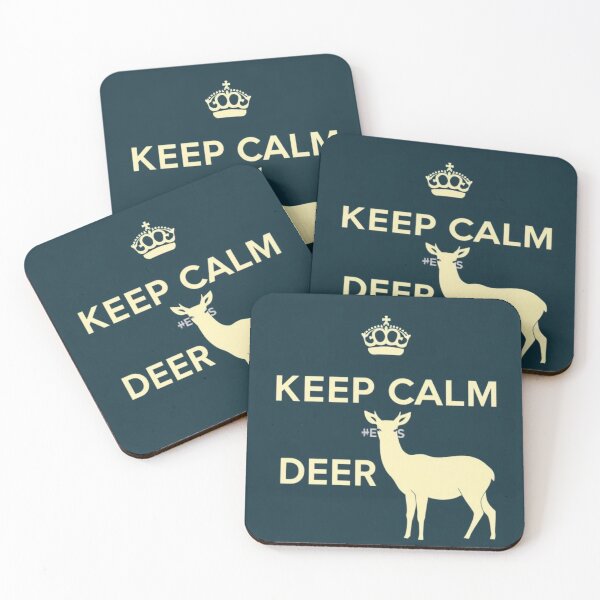 Item preview, Keep calm and deer on designed and sold by SSMC DREAM DESIGN.