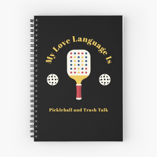 Item preview, My Love Language Is Pickleball and Trash Talk designed and sold by AiMindBender.