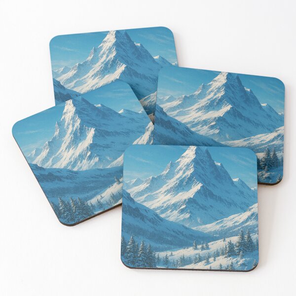 Item preview, Montanha Nevada com Céu Azul   designed and sold by Leonornature.
