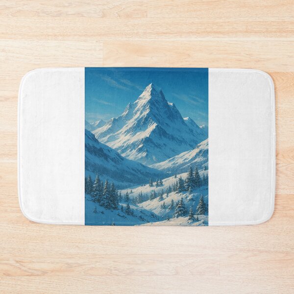 Item preview, Montanha Nevada com Céu Azul   designed and sold by Leonornature.