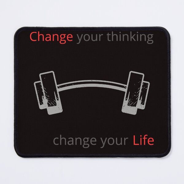 Item preview, "Change your thinking, change your life" positive gifts designed and sold by Nikoverse.