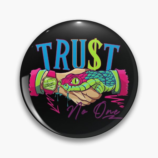 Item preview, Trust No One: Snake Handshake Drip Art Deception and Money designed and sold by zoughlal.