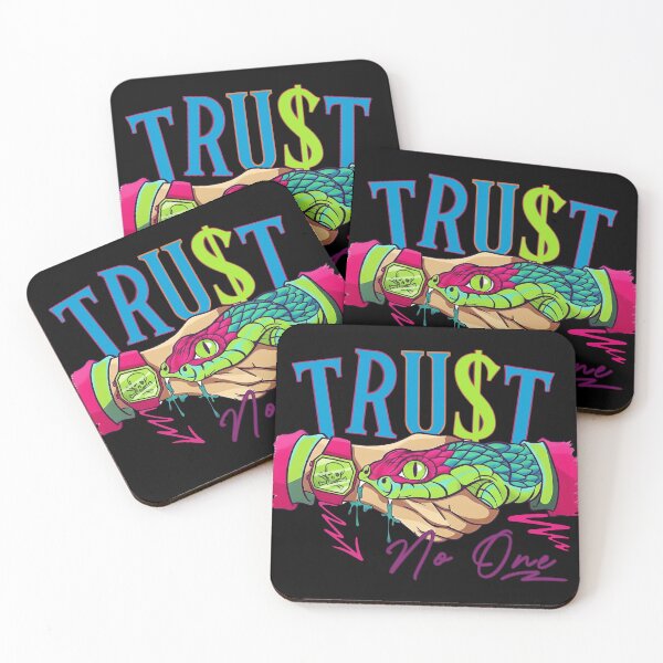 Item preview, Trust No One: Snake Handshake Drip Art Deception and Money designed and sold by zoughlal.