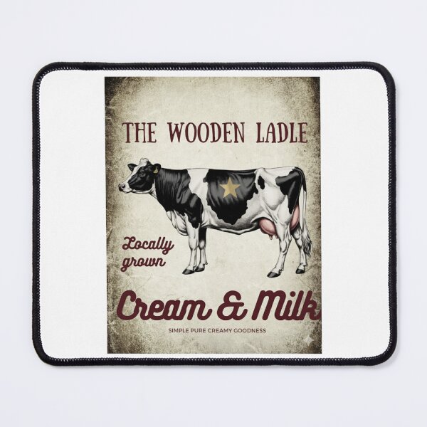 Item preview, Countryside Decor - The Wooden Ladle - Cream & Milk designed and sold by CharlieDesings.
