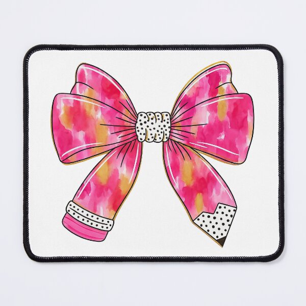 Item preview, Watercolor Pink Bow with Polka Dot Accents designed and sold by ArtfulWeave.