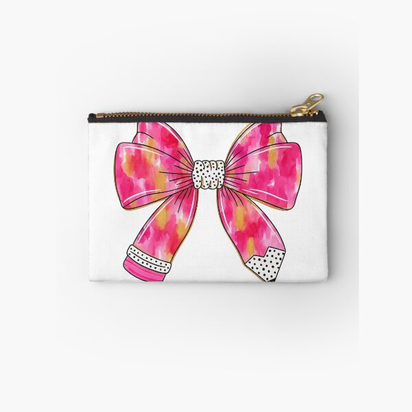 Item preview, Watercolor Pink Bow with Polka Dot Accents designed and sold by ArtfulWeave.