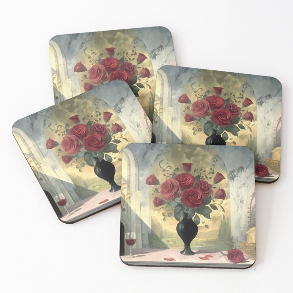 Item preview, 045 Romantic Red Roses Arrangement designed and sold by nikoart001.