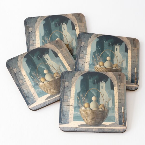 Item preview, 047 Basket of Eggs in an Archway designed and sold by nikoart001.