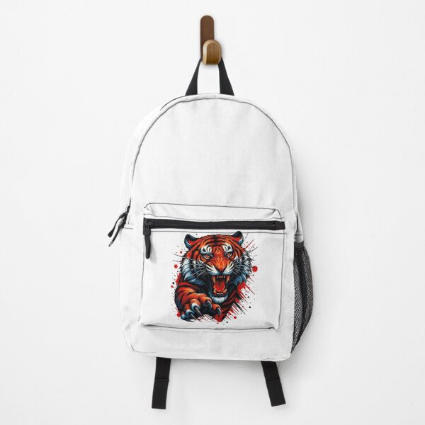 Item preview, Fierce Roaring Tiger Artwork with Claws designed and sold by ArtfulWeave.