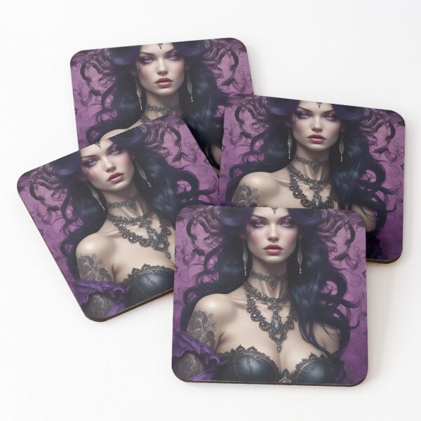 Item preview, Queen of the Night 5 - Gothic Horror Art concept designed and sold by Delerat7.