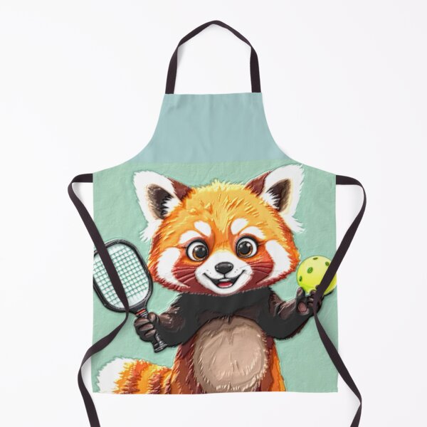Artikelvorschau, pickleball roter panda verputzt bunt lustig tier design entworfen und verkauft von SmashingDeals.