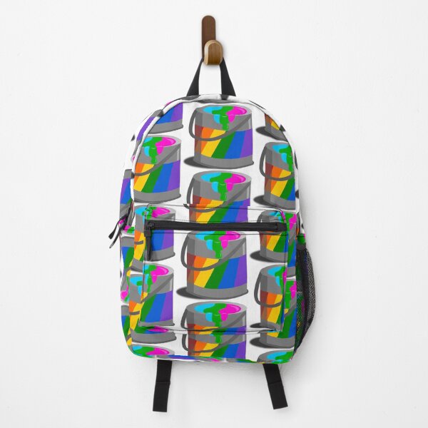 Item preview, Proud Paint Polysexual Flag in a Bucket designed and sold by HarveyHandcraftsandDesigns.