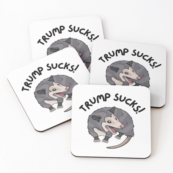 Item preview, Liberal Trump Sucks Possum- Outline designed and sold by NDeYoungLLC.