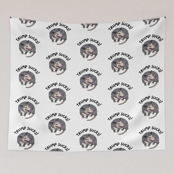 Item preview, Liberal Trump Sucks Possum- Outline designed and sold by NDeYoungLLC.