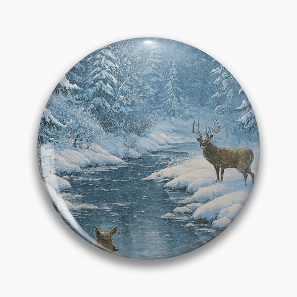 Item preview, Rio Selvagem em Paisagem Invernal   designed and sold by Leonornature.