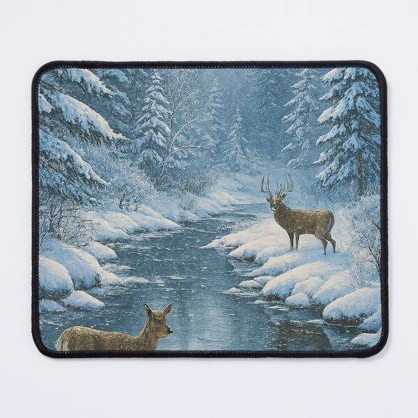 Item preview, Rio Selvagem em Paisagem Invernal   designed and sold by Leonornature.