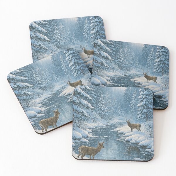 Item preview, Rio Selvagem em Paisagem Invernal   designed and sold by Leonornature.