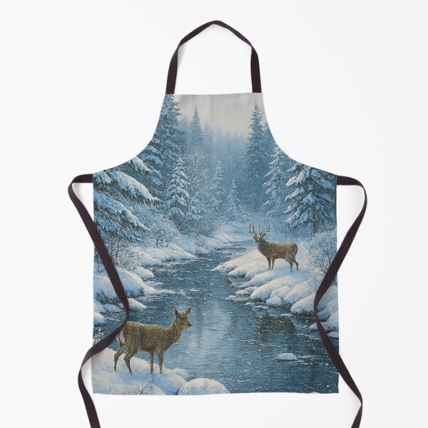 Item preview, Rio Selvagem em Paisagem Invernal   designed and sold by Leonornature.