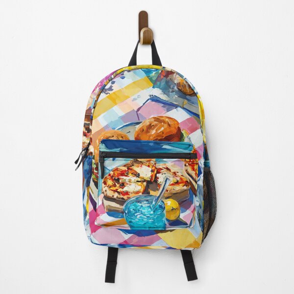 Item preview, Vibrant Summer Picnic – Colorful Food Art with Burgers, Pizza & Lemon Drinks designed and sold by Grafititee.