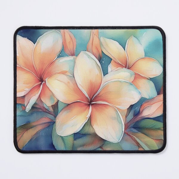 Item preview, Hawaiian Orange Sunrise Plumeria designed and sold by J Marielle Designs.