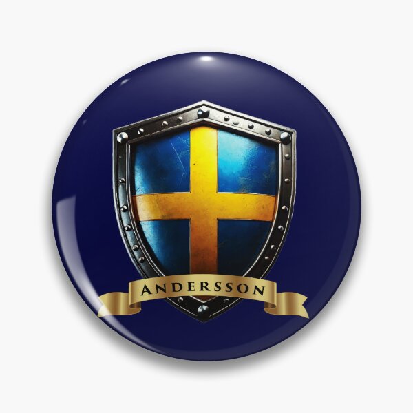 Item preview, Andersson Heritage Crest, Sweden Shield designed and sold by Highlandkings.