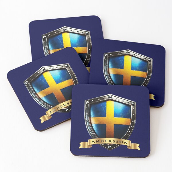 Item preview, Andersson Heritage Crest, Sweden Shield designed and sold by Highlandkings.