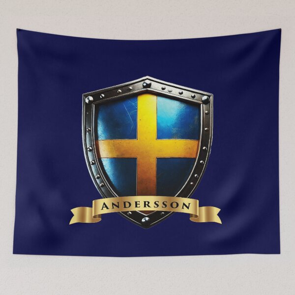 Item preview, Andersson Heritage Crest, Sweden Shield designed and sold by Highlandkings.