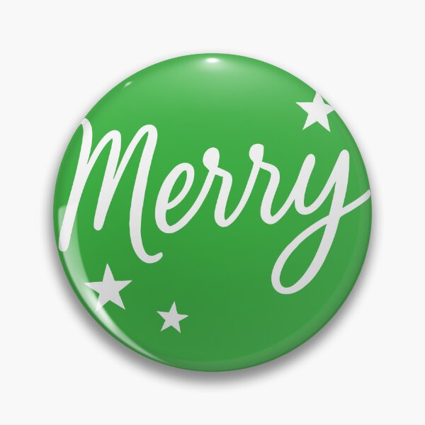 Item preview, Merry – Minimal Christmas Script with Stars designed and sold by donwillisjrart.