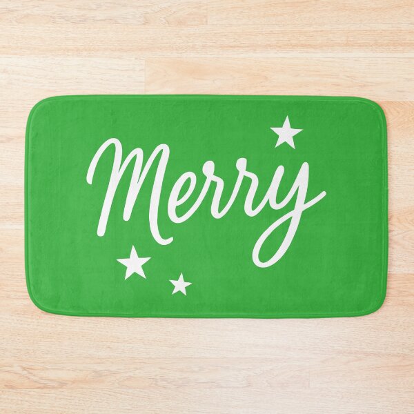 Item preview, Merry – Minimal Christmas Script with Stars designed and sold by donwillisjrart.