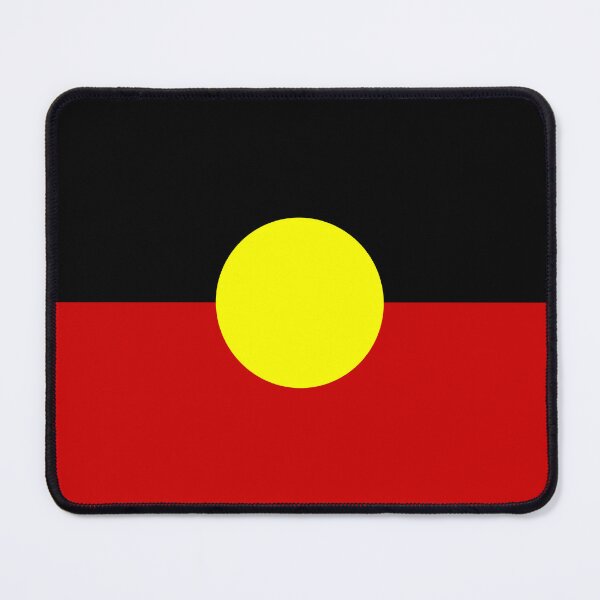 Item preview, The Australian Aboriginal flag designed and sold by HippieWorks.