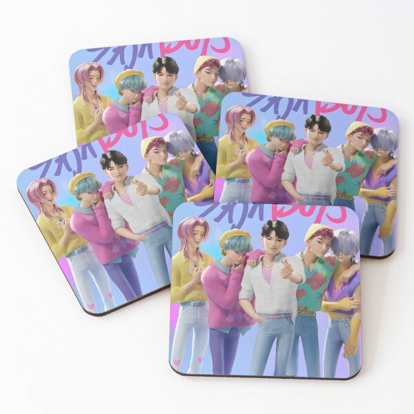 Item preview, Saja Boys Kpop Demon Hunter Group – Vibrant Idol Art designed and sold by DemonSlayKpop.