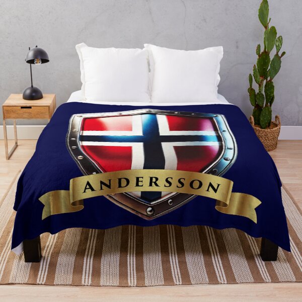 Artikelvorschau, Andersson Heritage Crest, Norwegen-Schild entworfen und verkauft von Highlandkings.