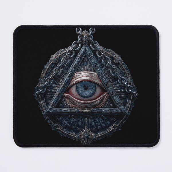 Item preview, All Seeing Eye v3 Sacred Geometry Symbol of Knowledge and Power | Dark Mystic Artwork designed and sold by DJRob1337 Productions.