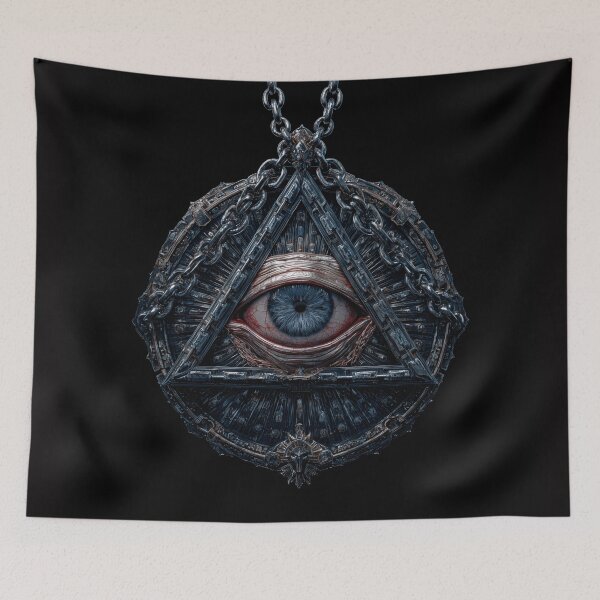 Item preview, All Seeing Eye v3 Sacred Geometry Symbol of Knowledge and Power | Dark Mystic Artwork designed and sold by DJRob1337 Productions.