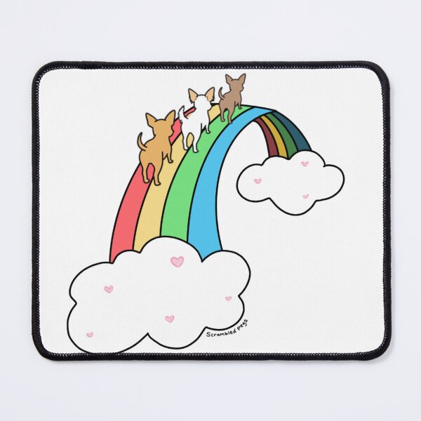Item preview, Rainbow Bridge Chihuahua designed and sold by scrambledpegs.