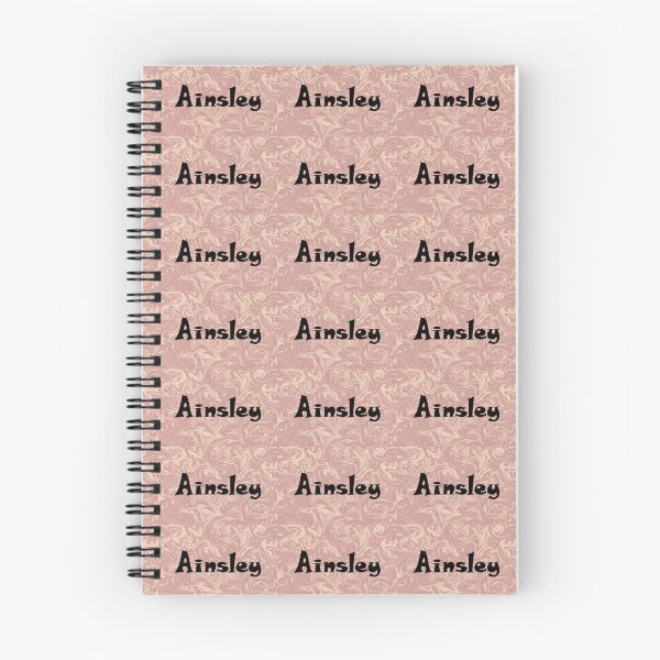Item preview, Ainsley Name Design - Cute Font, Minimalist, with Black Lettering :) designed and sold by Myriel-Myriel.