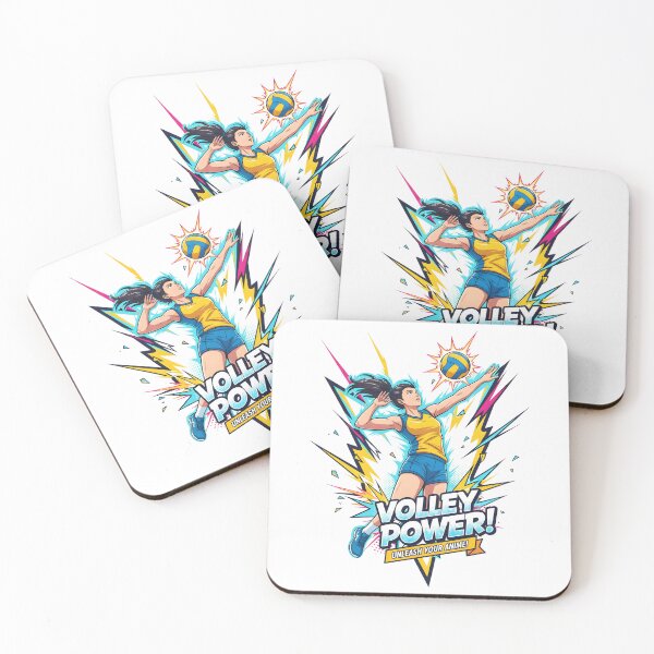 Item preview, Volley Power – Unleash Your Anime! Dynamic Volleyball Girl Design designed and sold by daila70.