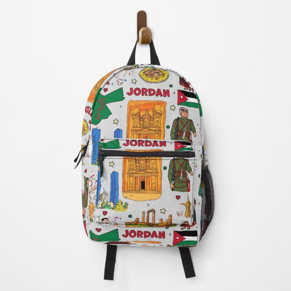 Item preview, Jordan Heritage Art - Petra, Amman Skyline & Middle Eastern Culture Illustration designed and sold by mashmosh.
