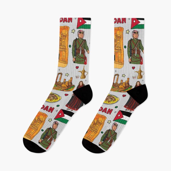 Item preview, Jordan Heritage Art - Petra, Amman Skyline & Middle Eastern Culture Illustration designed and sold by mashmosh.