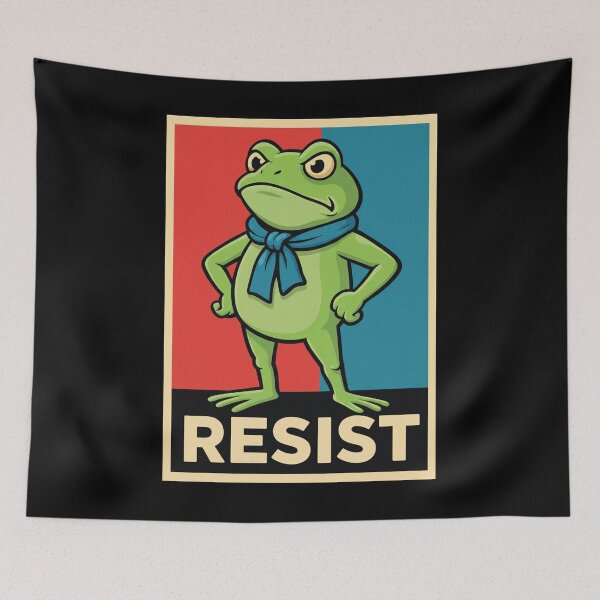 Item preview, Portland Frog designed and sold by FreshArtFusion.
