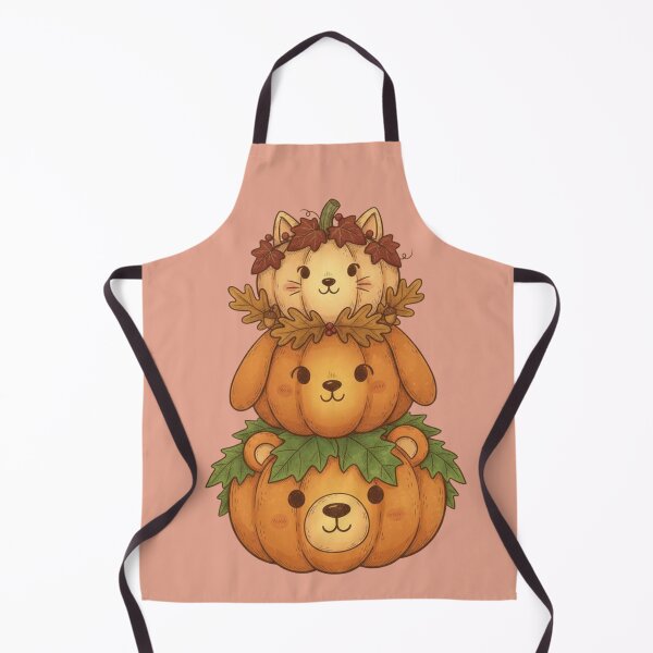 Item preview, Pumpkin Stack Friends | Cute Fall Animal Art | Cozy Autumn Aesthetic designed and sold by TrackinDaTrends.