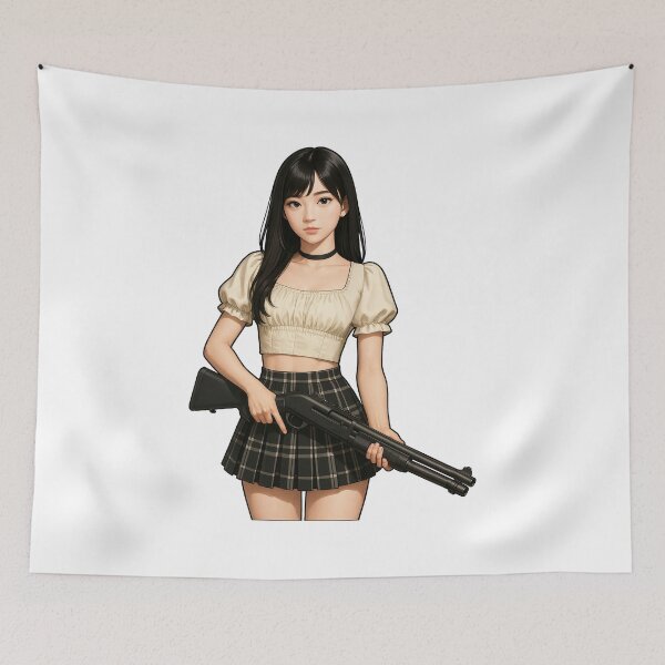 Item preview, Shotgun Girl – Beauty with Firepower designed and sold by RAWLIFEGRAPHIC.