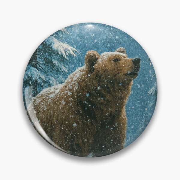 Item preview, Urso na Floresta Invernal designed and sold by Leonornature.