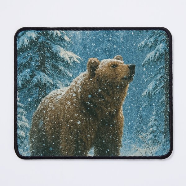Item preview, Urso na Floresta Invernal designed and sold by Leonornature.