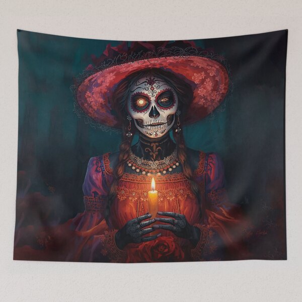 Item preview, La Catrina, icon of Mexican culture designed and sold by StickerArt Shop.