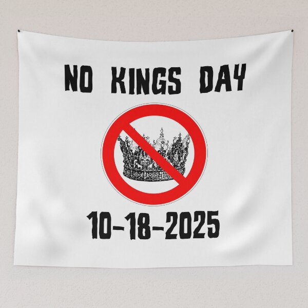 Item preview, No Kings Day Protests October 18 2025 designed and sold by cool-cats-only.