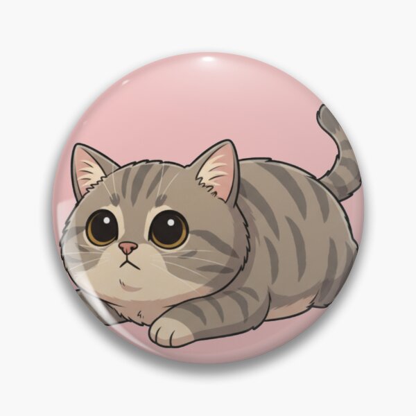Item preview, Cute Tabby Kitten Lying Down - Animated Design with Big Eyes designed and sold by ViralCollector.