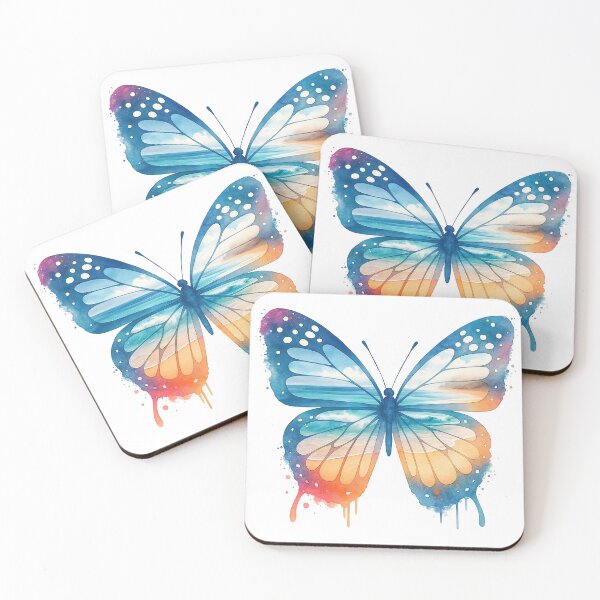 Item preview, Beach Sunset Landscape in Butterfly Wings designed and sold by ArtfulWeave.